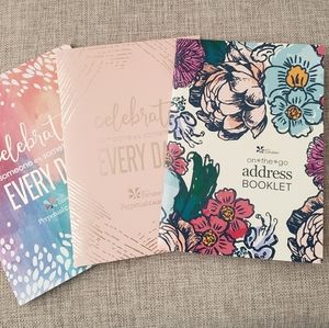 2 Erin Condren perpetual calendars, and 1 address